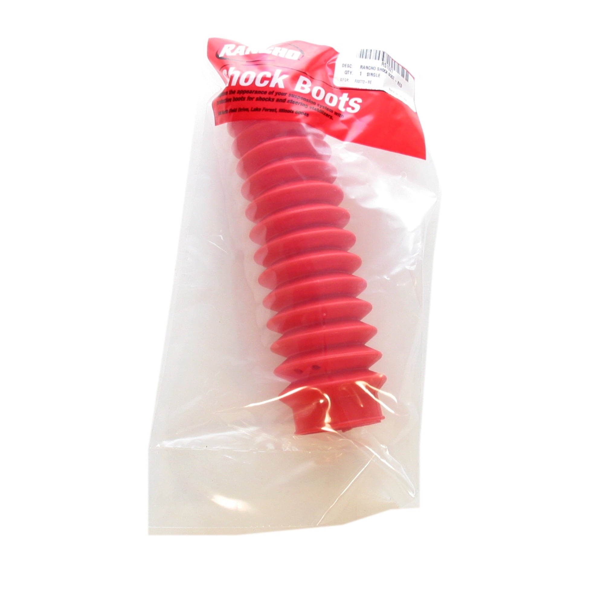 Sngle Shck Boot W/Tie Red