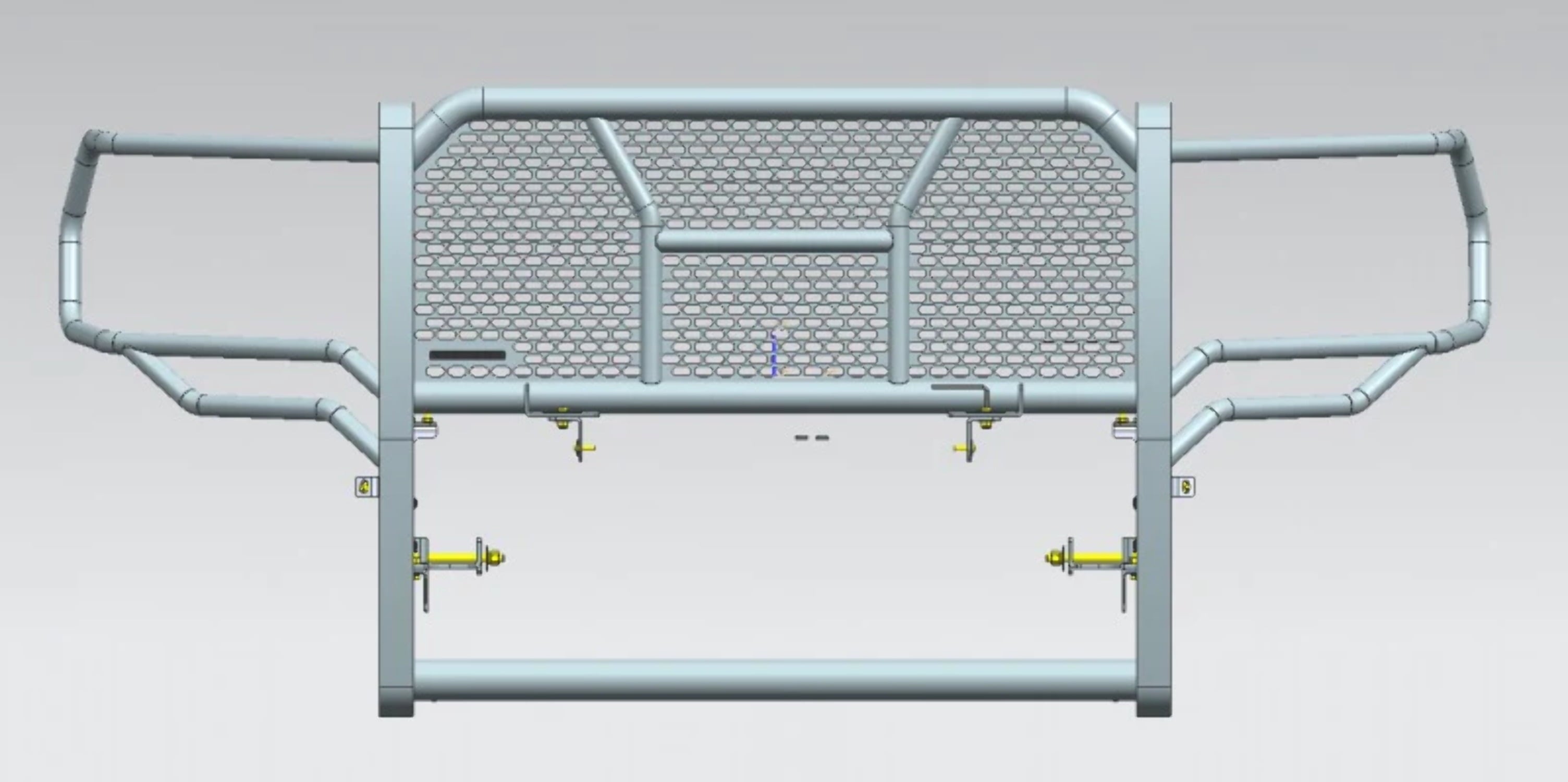 Modular Rugged  Grille Guard Black