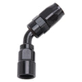 Hose End 45 Deg 8AN Blk
