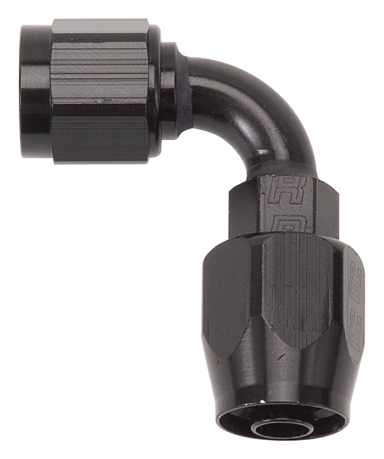 Hose End 90 Deg 4AN Blk