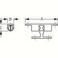 Stud Catch Brass