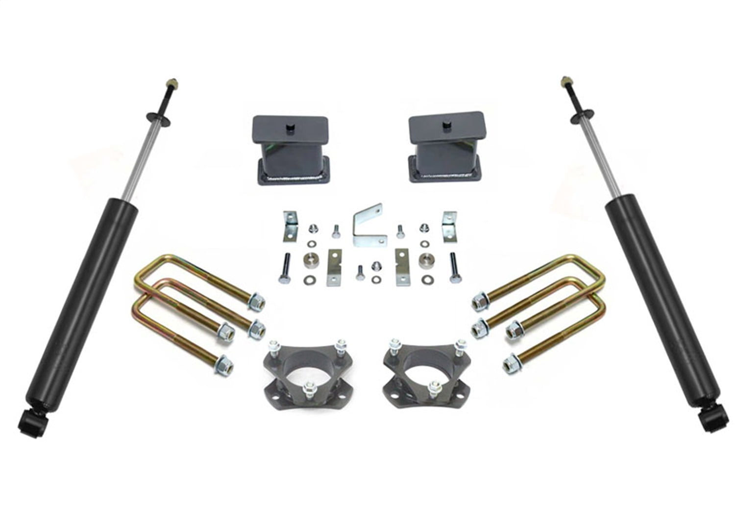 2.5STR Spcrs 4BLKS/UBOLTS MT Shocks