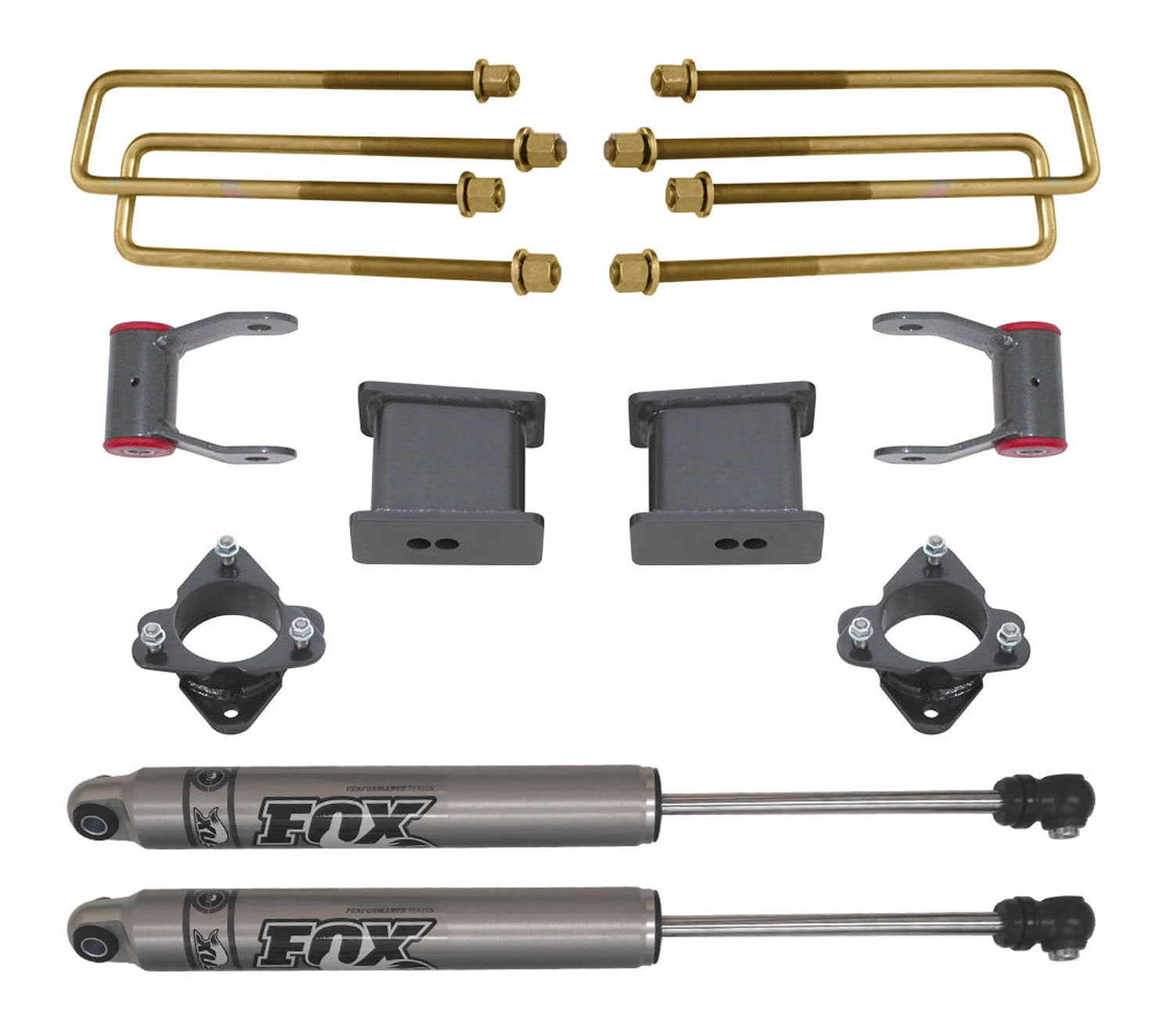 5' Block / U-Bolts  Fox Rear Shocks
