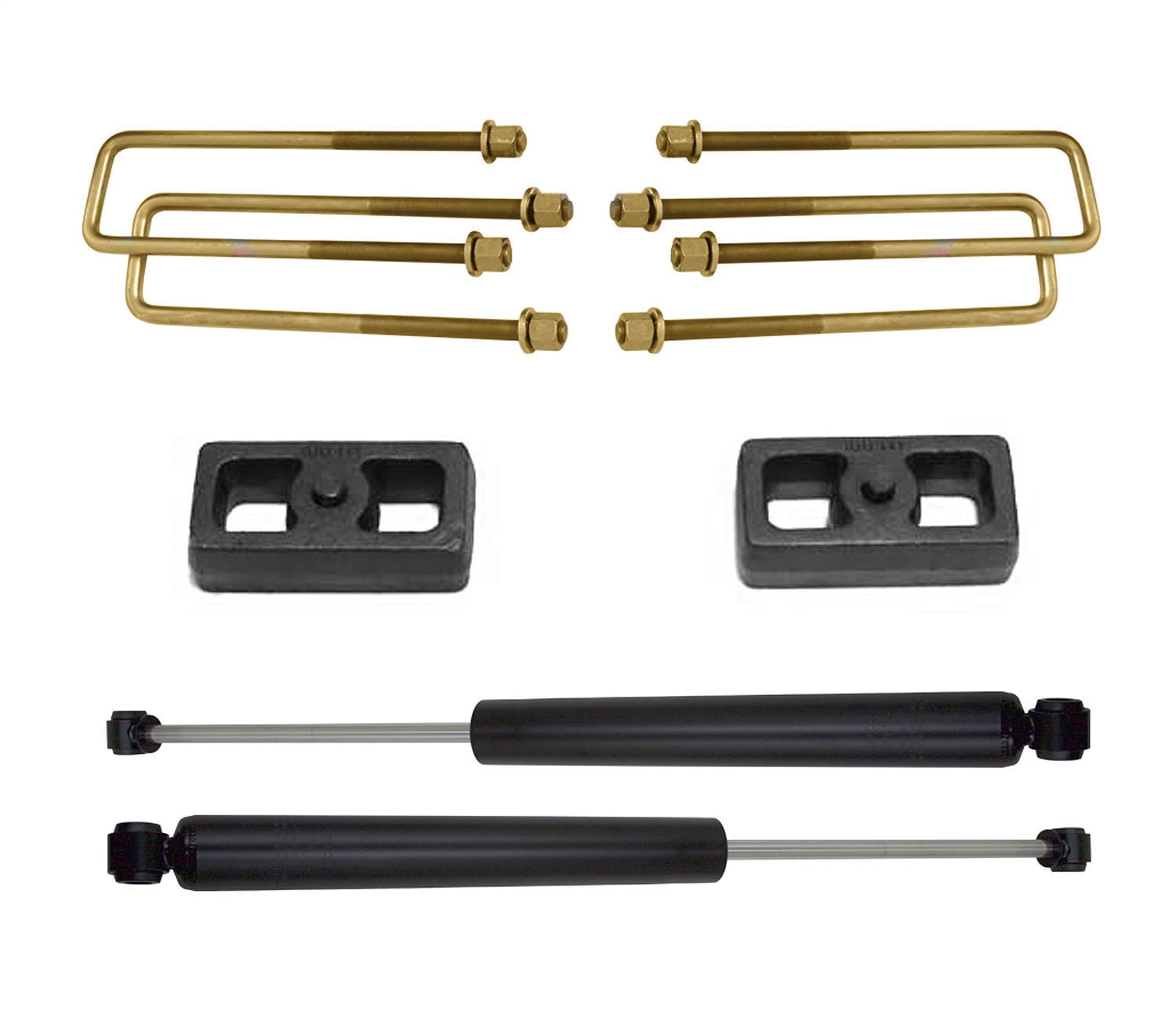 2' Blocks U-Bolts Maxtrac R Shocks