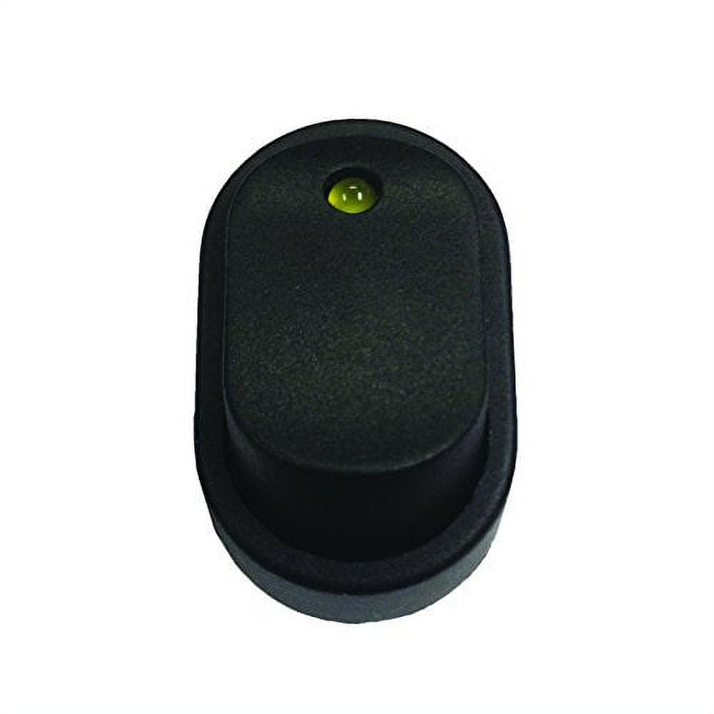 Amber LED Illuminated on/