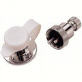 Chrome Brass Connector 3 Amp 4 -Pin