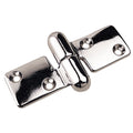Take Apart Hinge Chrome Brass Pair