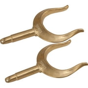 Brass Round Horn Oarlock 2' -