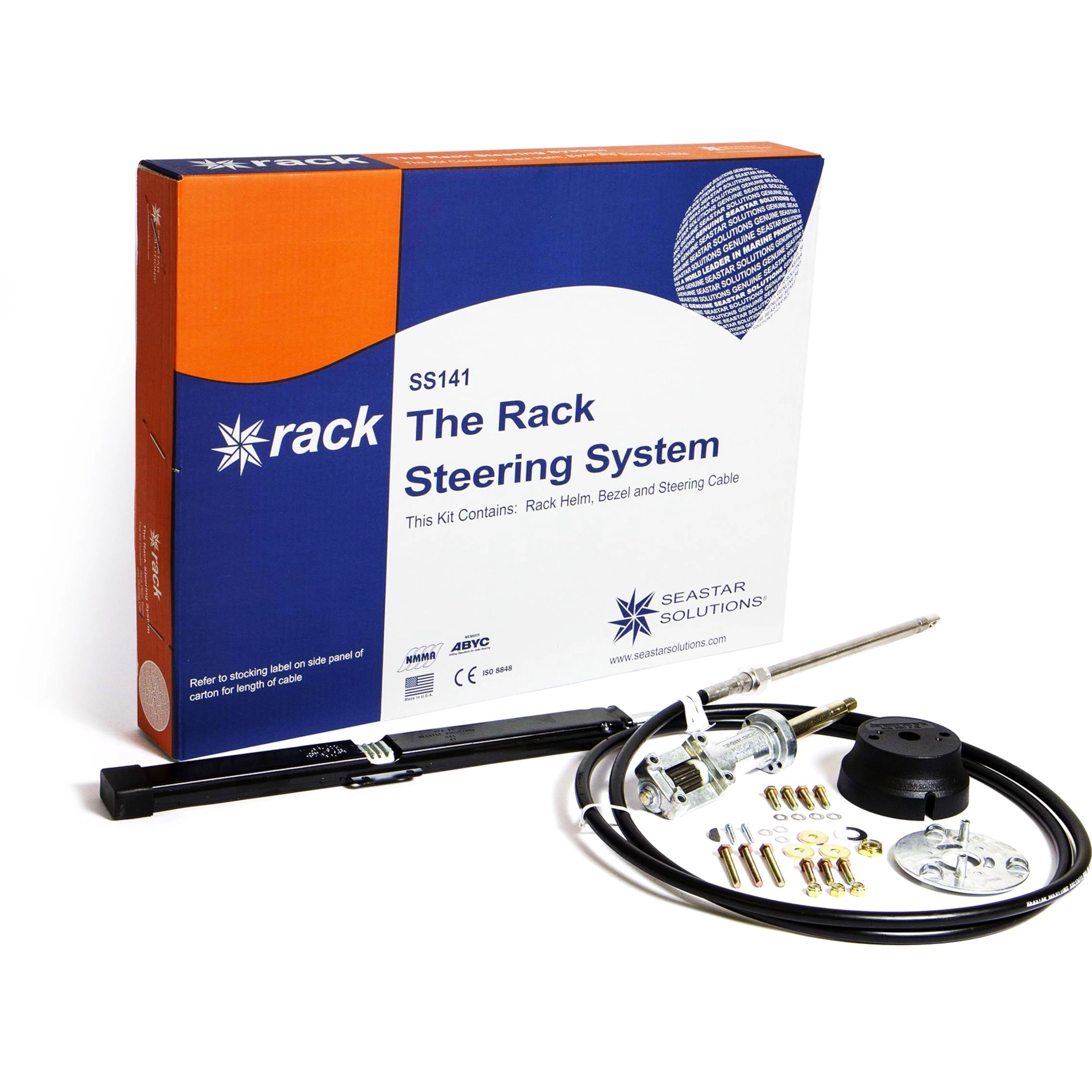 Steering Kit Back Mount Rack Single 12