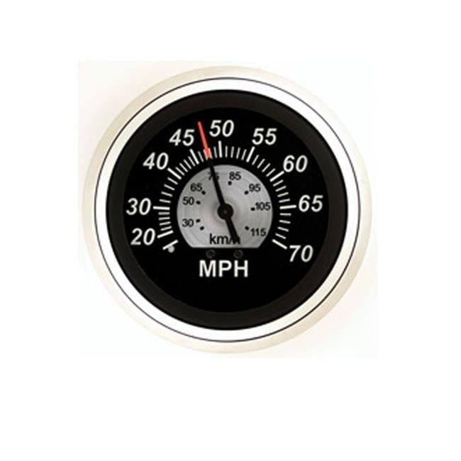 Sierra 67285P  67285P; Black Sterling Speedometer Kit 70Mph