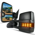 Chrome Cover Towing Mirrors - Power