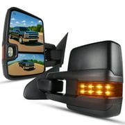 Chrome Cover Towing Mirrors - Power