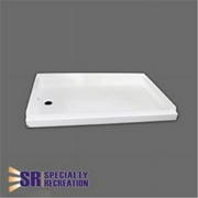 Shower Pan 24 X 36 White