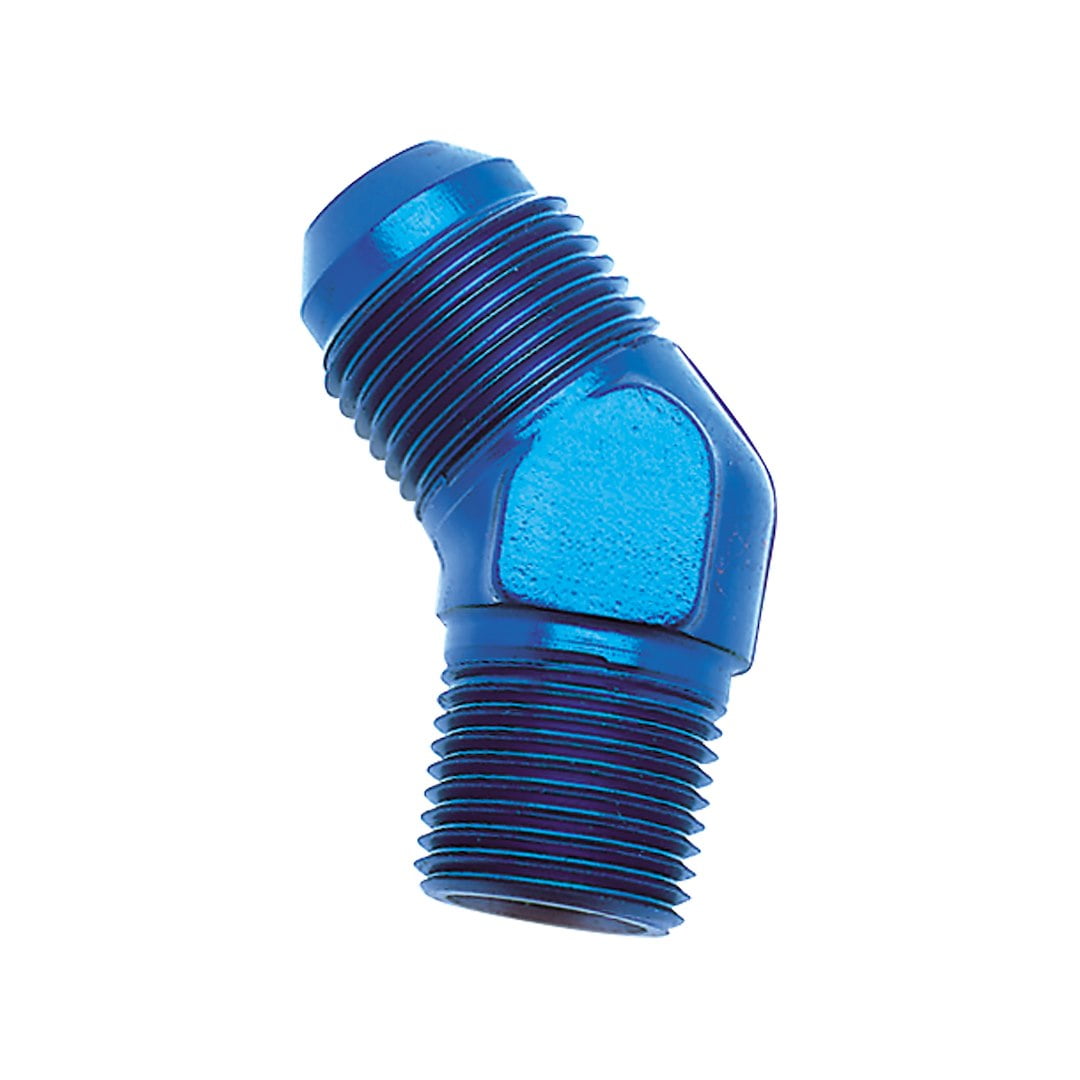 -4ANX1/8NPTF Blu 45  Fl to Pipe Elb