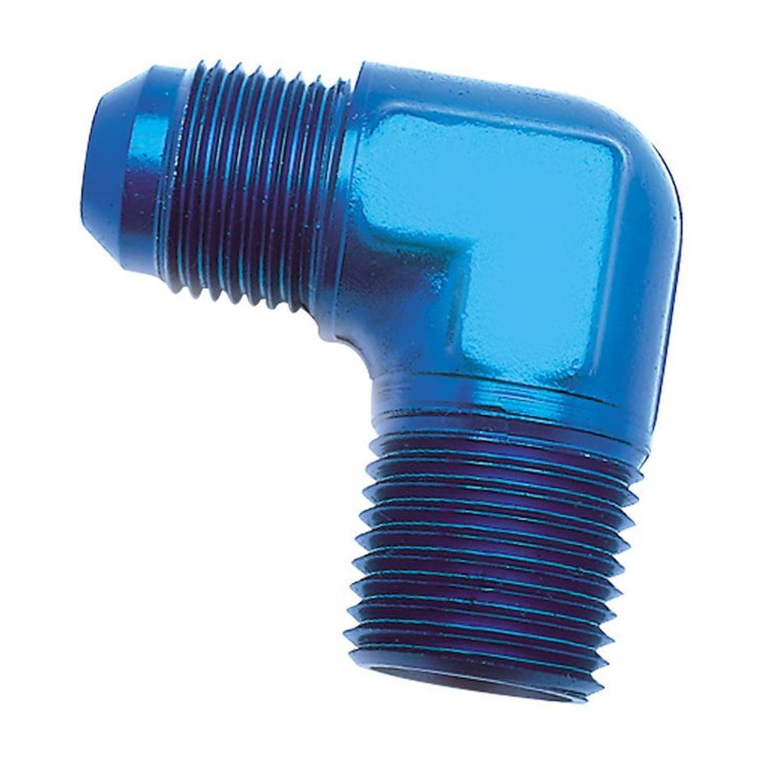 -8AN X 1/2NPTF 90  Blk Elbow