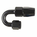 -8AN X 180  Blk Push-On Hose End