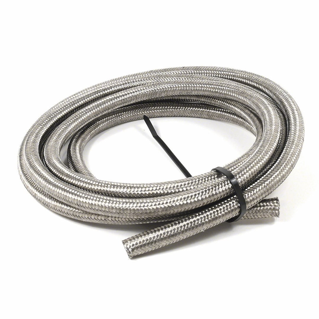 Dbl Brd SS Racing Hose  -8AN X 6'