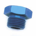 -8AN Blu ST Thrd(o-Ring) Plg