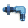 -8AN 90 Degree Bulkhead Flare - Blu