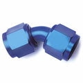 -10AN 45  Blu Swivel Coupler