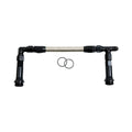 -6AN Blk Dual Inlet  Holley  4150