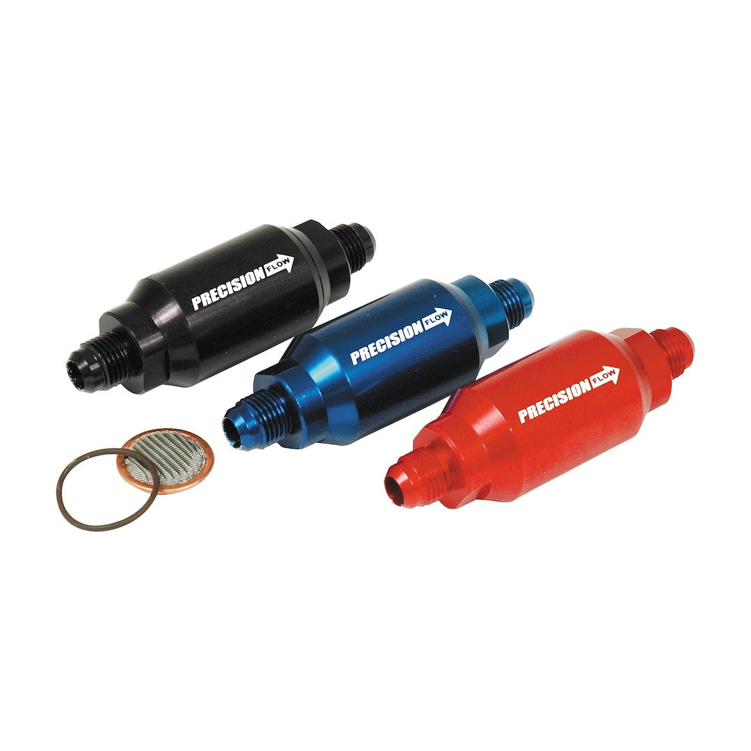 Blu In-Line Fuel Filter  -8AN X 4'