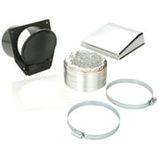 Deluxe Dryer Vent Kit Chr