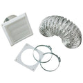 4' Vent Kit W/Louvered Co