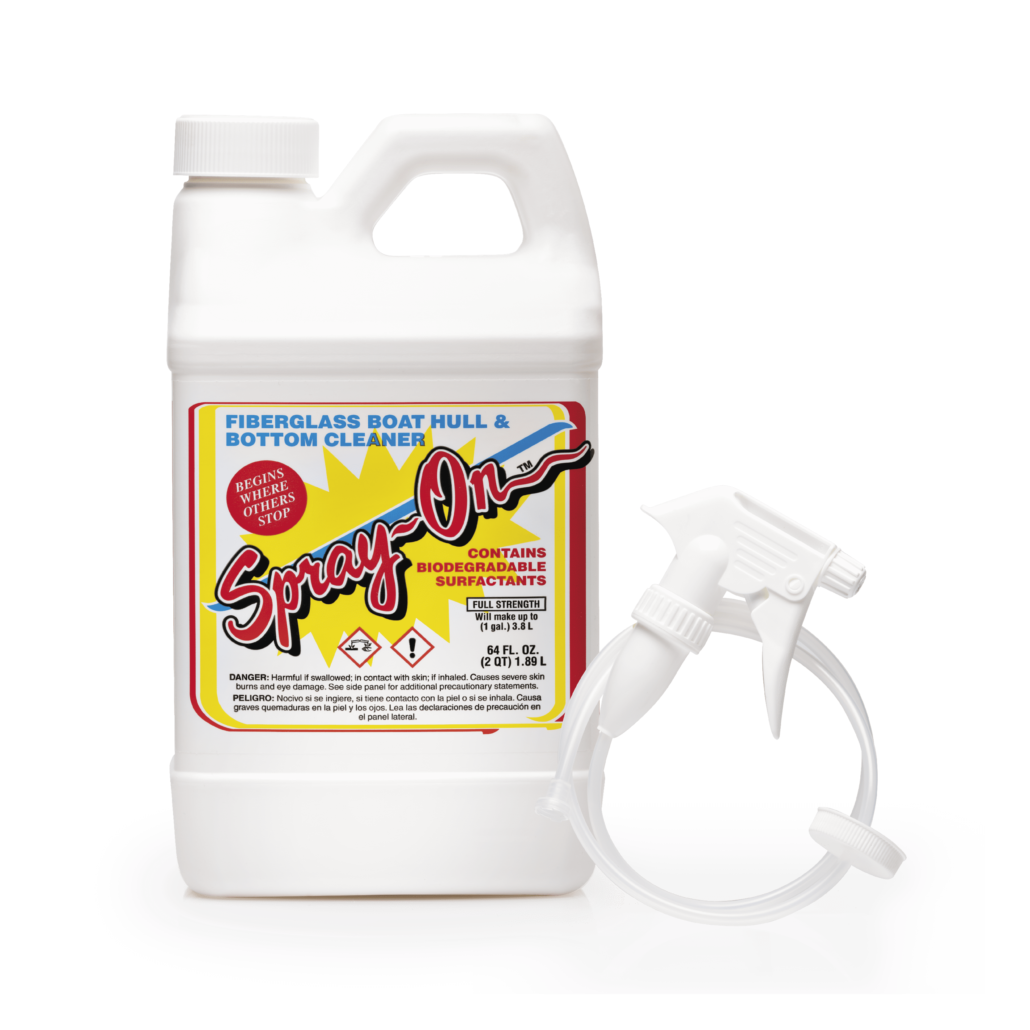 Fiberglass Cleaner 1/2 Gal W/Sprayer