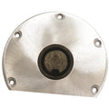 Plug-In Base 2-3/8'FLAT L Satn