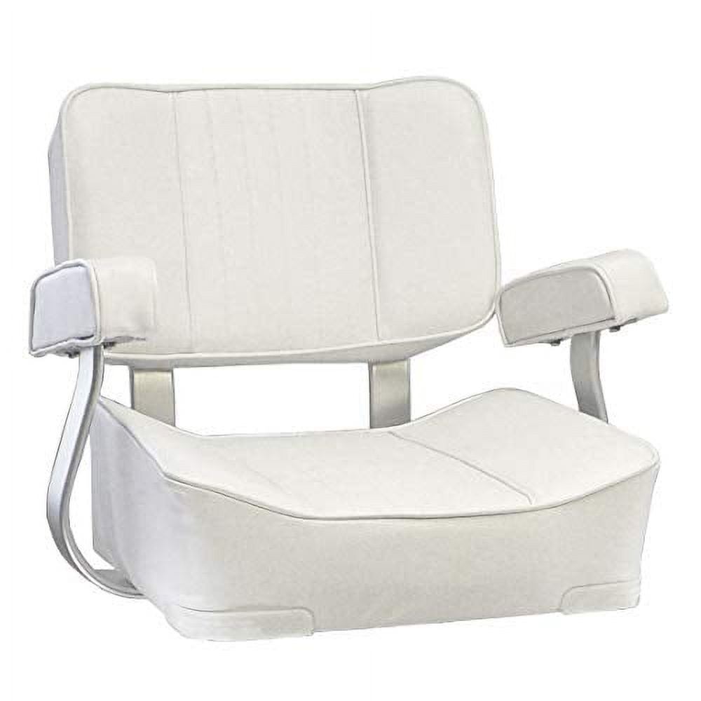 Springfield Marine 1040002 Deluxe Captains Chair White