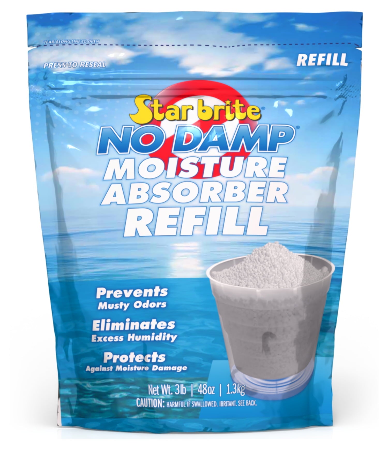 No Damp Resealable Refill Bag 48 OZ