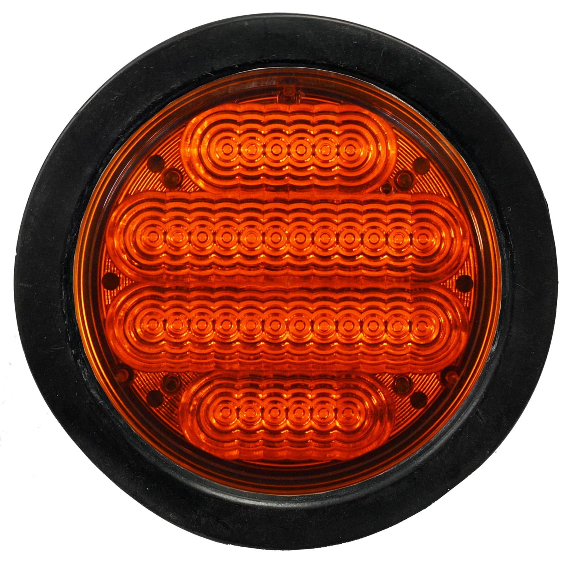 4' Round; Amber