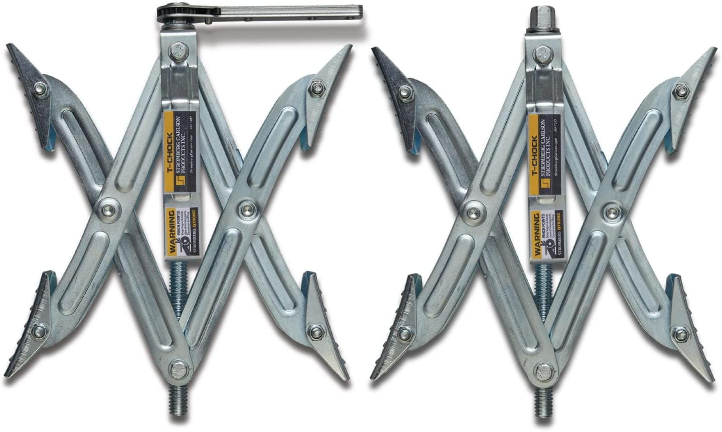 2 Pk  T-Chock W/ Wrench