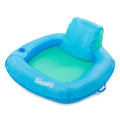 Premium Spring Float SunSeat - Sky Blue/Aqua with PDQ