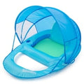 Premium Spring Float Recliner w/Canopy - Sky Blue/Ultra Blue with CDU