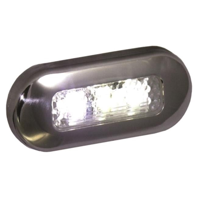 T-H Marine LED-51825-DP LED Oblong Courtesy Lights - White