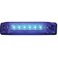 T-H Marine LED LED-51801-DP Slim Line Utility Strip Lights, 4" - Blue