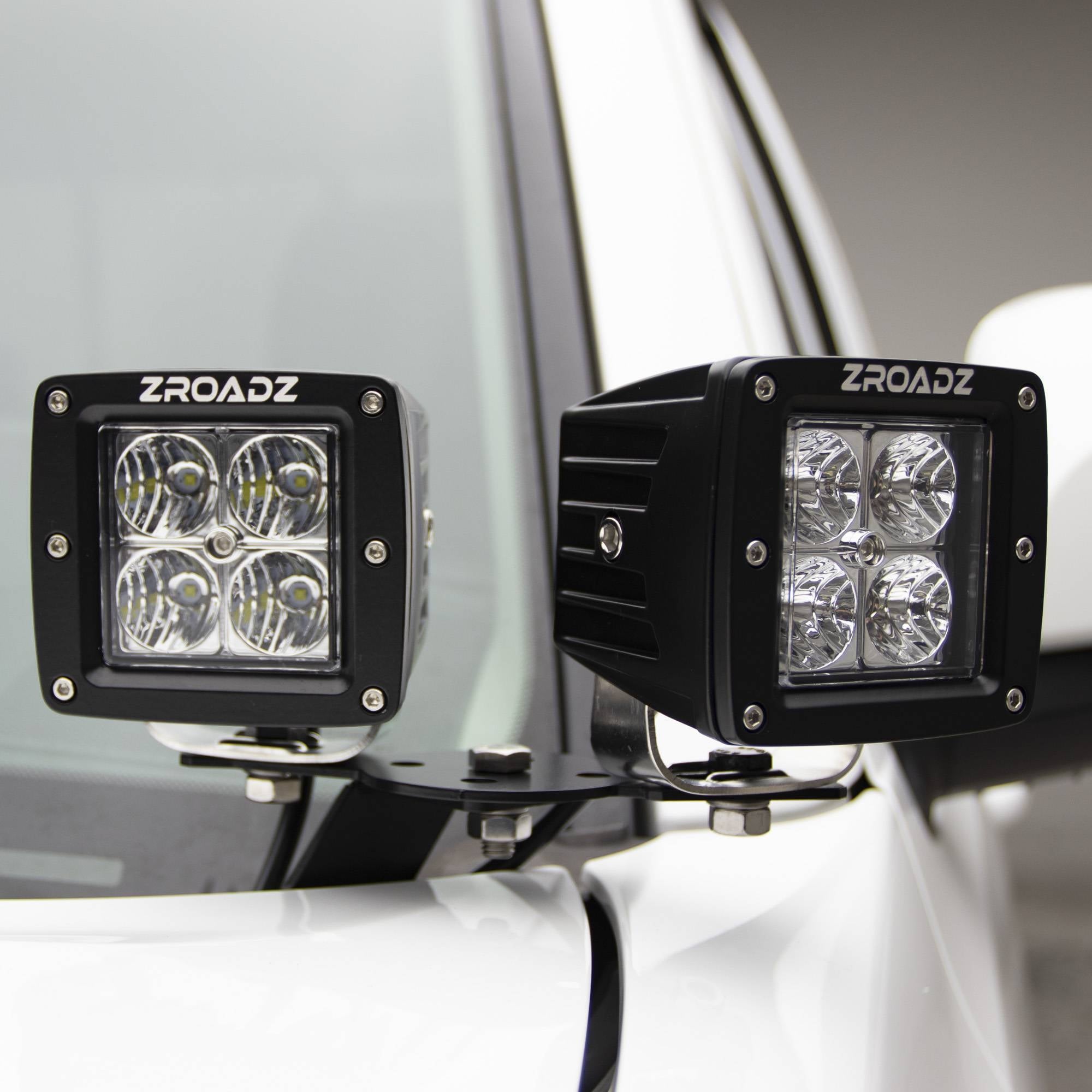 (4) 3 Inch Zroadz LED Pod Lights
