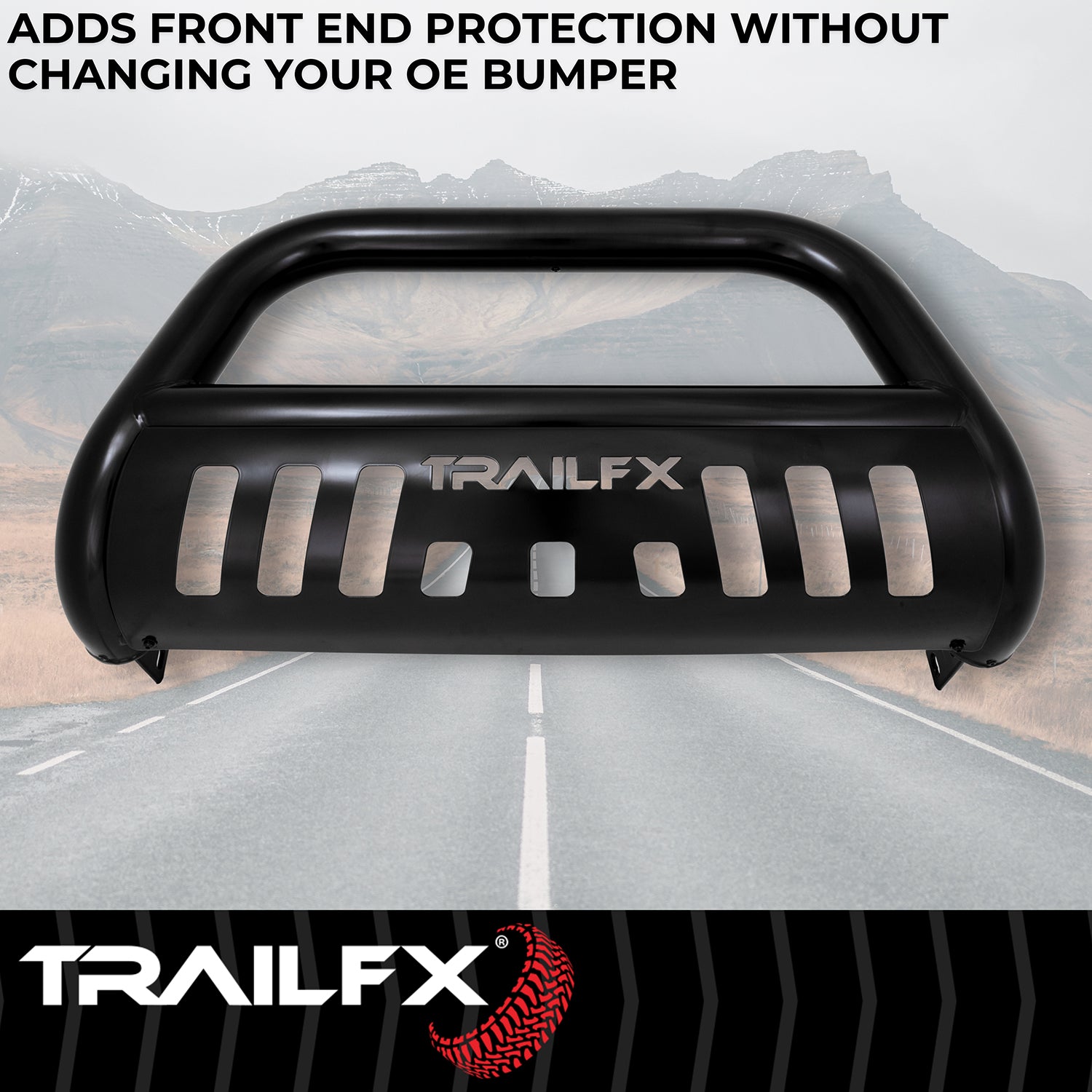 3' BULL BAR BLK