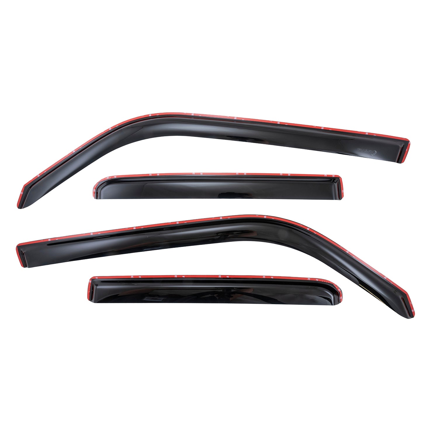 TFX INCHANNEL WNDW VENTS SMOKE 4PC