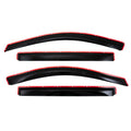 TFX INCHANNEL WNDW VENTS SMOKE 4PC