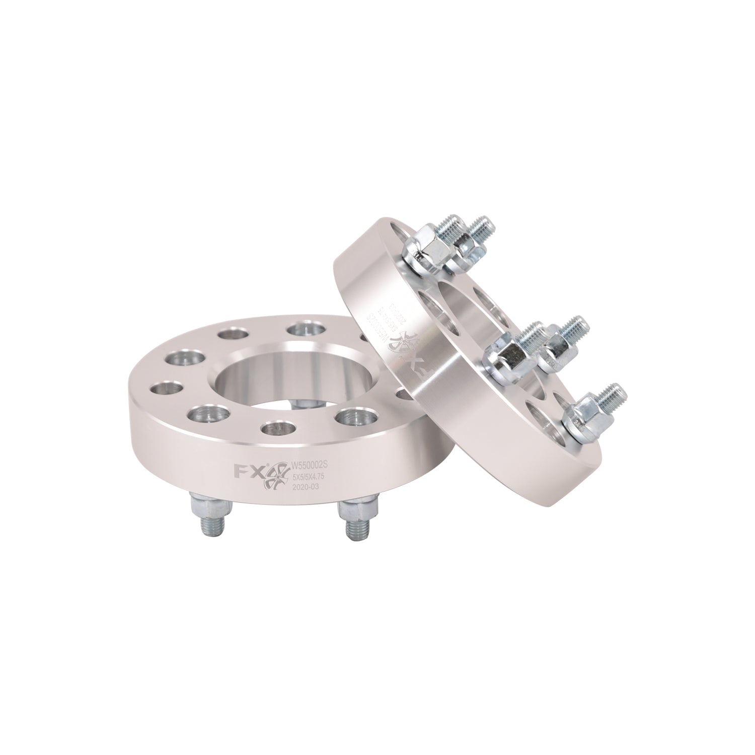 5X127 - 5X120 WHEEL ADAPTER  SLVR