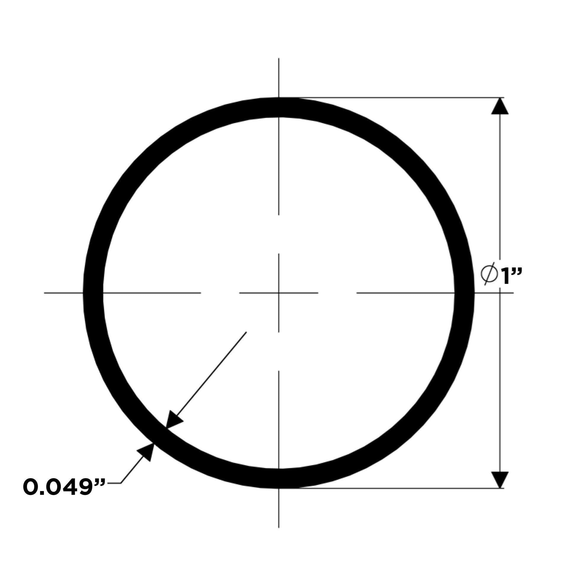 Tube  1X.049  304 SS 6