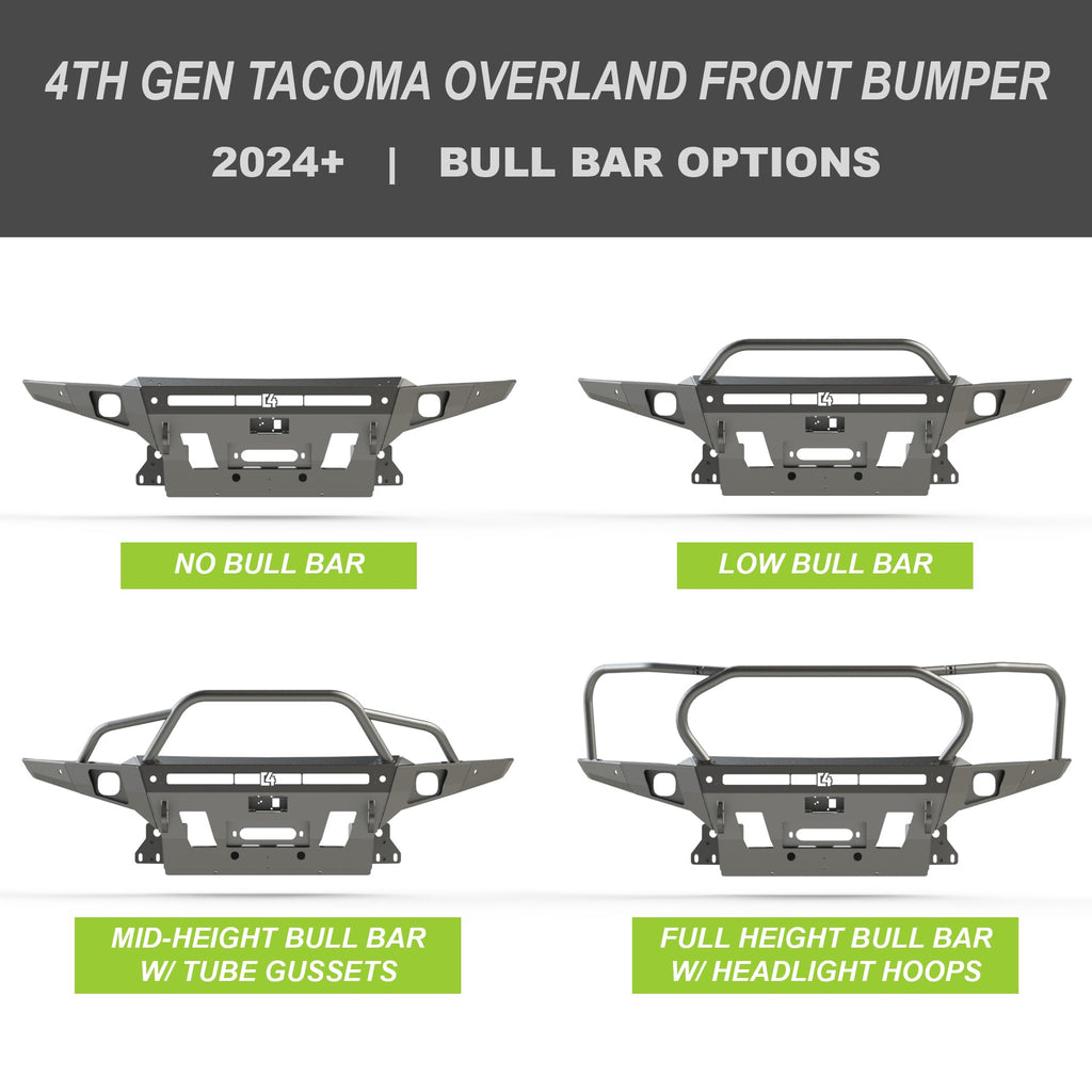 Tacoma Overland Front Bumper / 4th Gen / 2024+