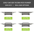 Tacoma Rock Runner Front Bumper / 2nd Gen / 2005-2015
