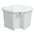 Triangle Poly Box - Wht W/Recess