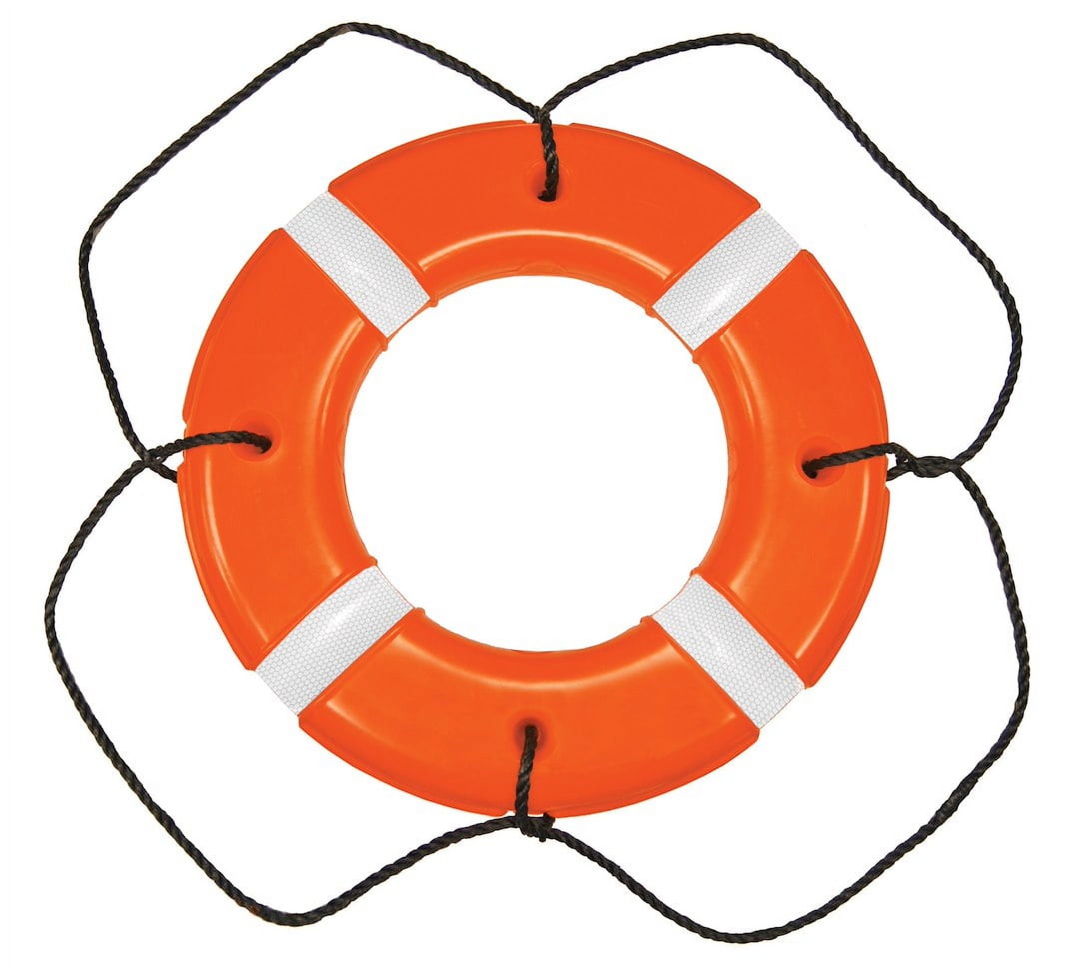 30' Orange Polyeth Shell Life Ring