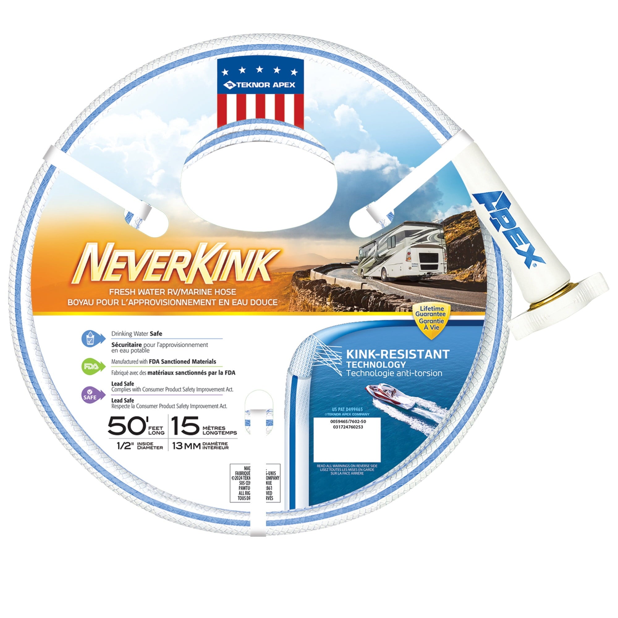 Neverkink Water Hose  1/2'  50'