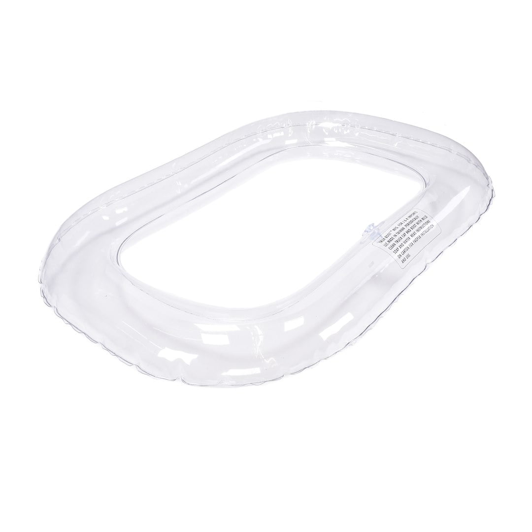TrailFX Truck Cab Back Panel Seal - Fills Truck Cab To Camper Gaps Up To 3 Inches 24 X 16 Inch Inflatable PVC Clear